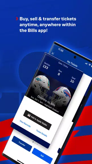 Buffalo Bills Mobile Ảnh chụp màn hình 4