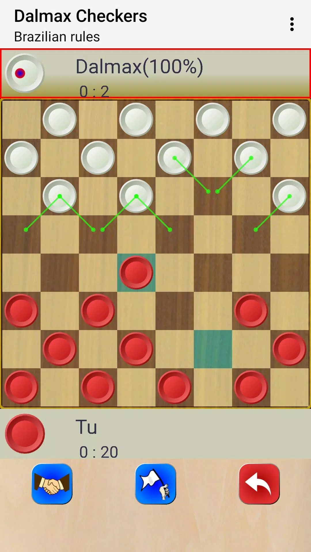 Schermata Checkers by Dalmax 4