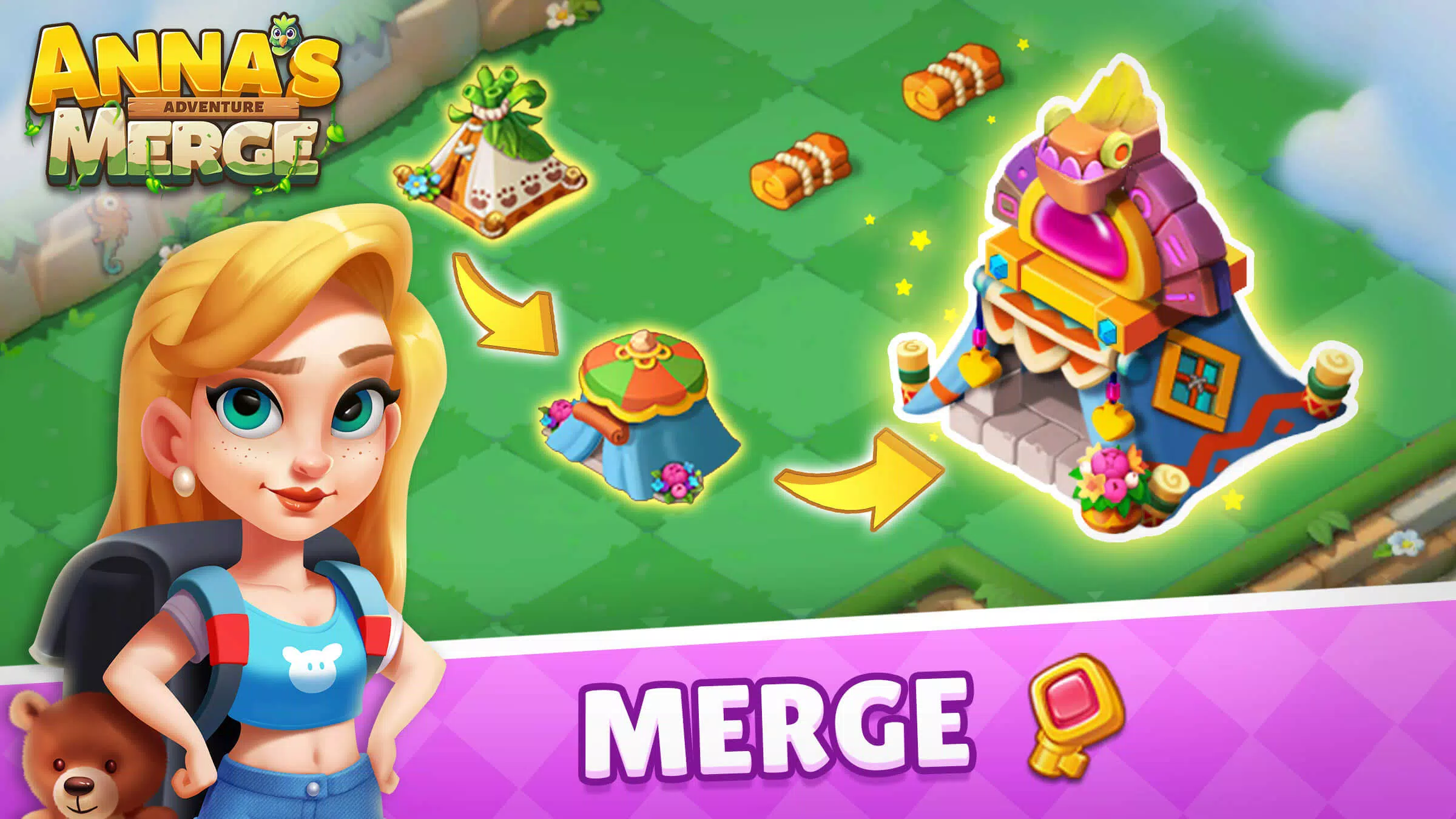 Anna’s Merge Adventure-Offline Ekran Görüntüsü 2