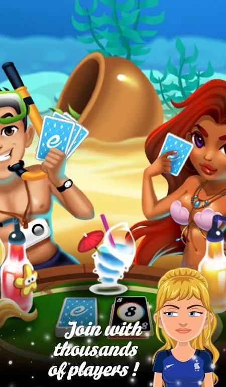 Multiplayer Crazy8 Game ဖန်သားပြင်ဓာတ်ပုံ 3