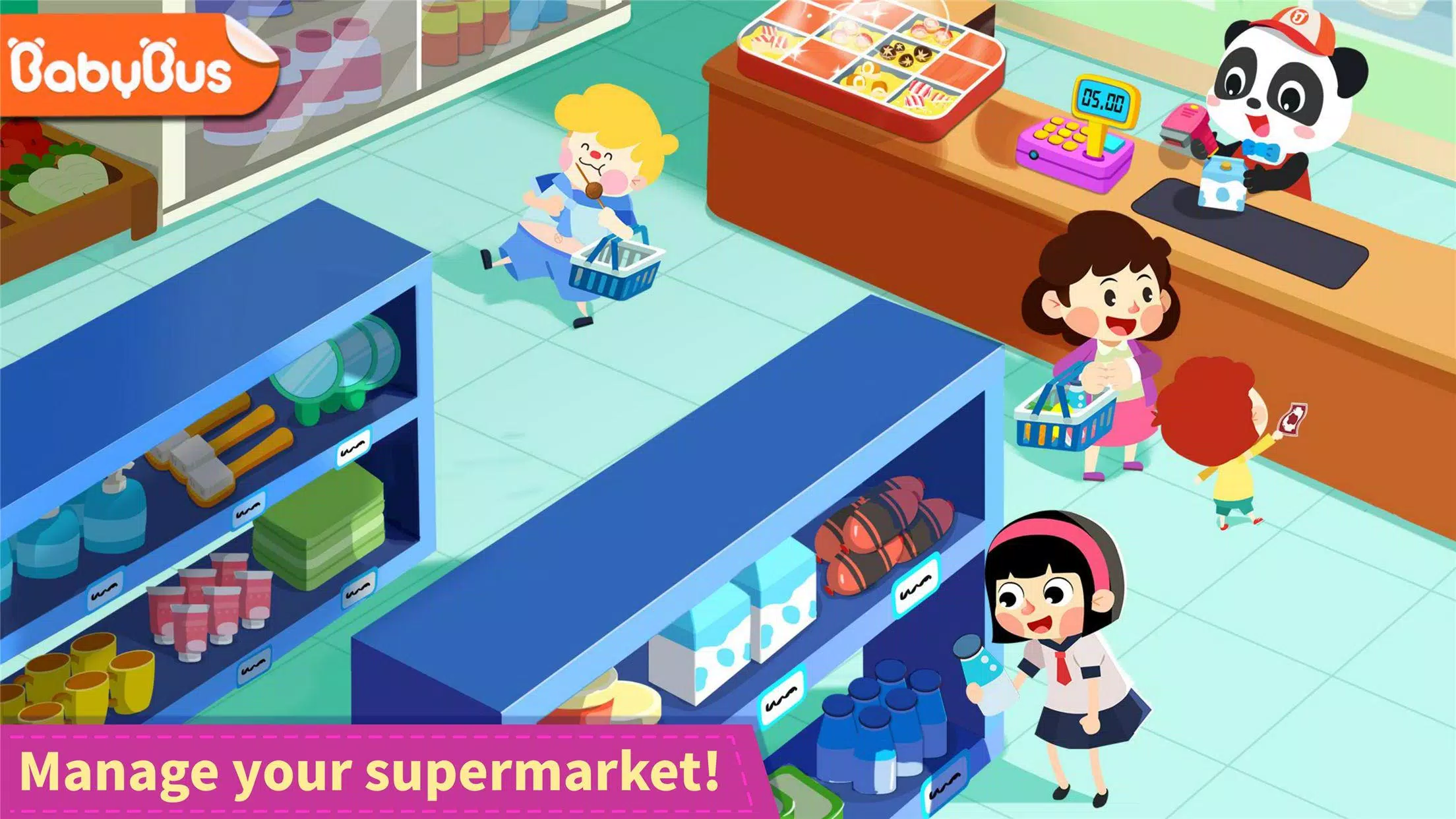 Baby Panda’s Town: Supermarket Tangkapan skrin 1