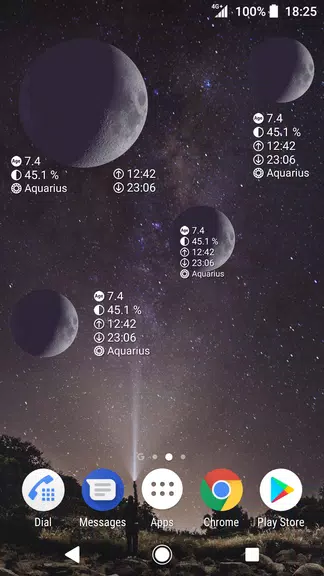 Simple Moon Phase Calendar Ảnh chụp màn hình 4