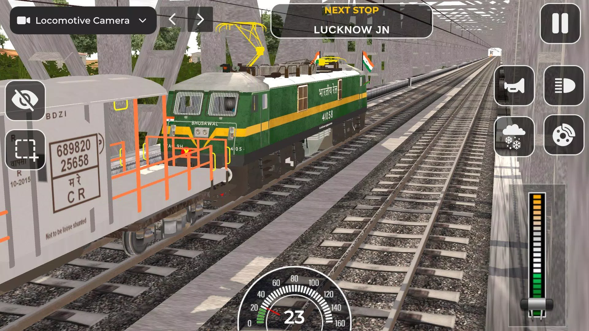 Indian Railway Train Simulator Captura de pantalla 1