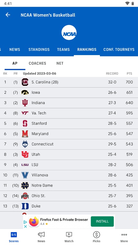 CBS Sports App: Scores & News Zrzut ekranu 3