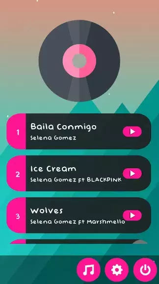 Selena Gomez Piano Tiles Game Schermafbeelding 1