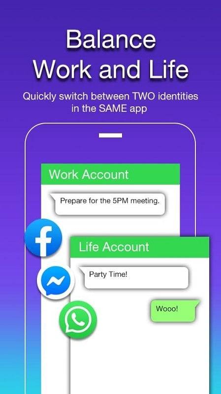 2Accounts Ảnh chụp màn hình 1