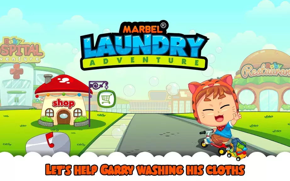 Marbel Laundry - Kids Game Ekran Görüntüsü 1