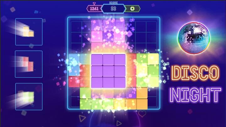 Block Neon 3D : Disco Puzzle Ekran Görüntüsü 2