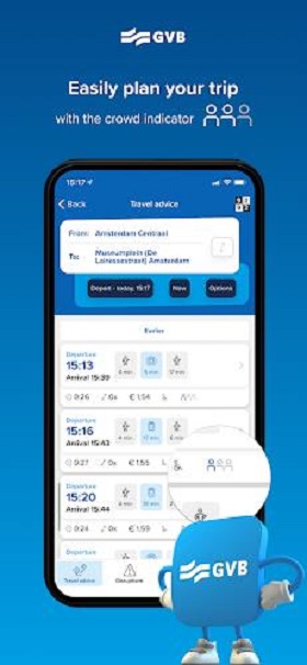 GVB travel app Screenshot 3