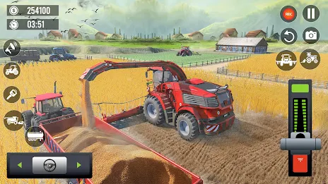 Super Tractor Farming Games ภาพหน้าจอ 2