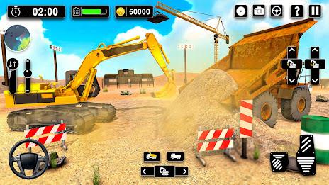 Heavy Sand Excavator 3D Sim Zrzut ekranu 4