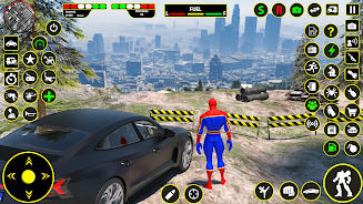 Spider Robot Hero Car Games スクリーンショット 3