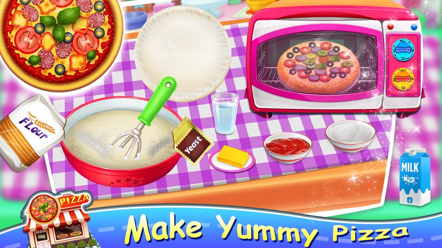 Pizza Burger - Cooking Games Captura de pantalla 1