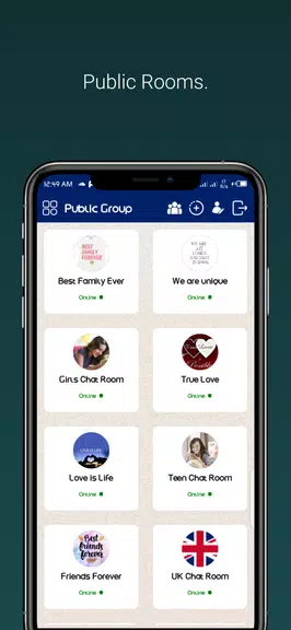 UK Chat - Group Chat Rooms應用截圖第1張