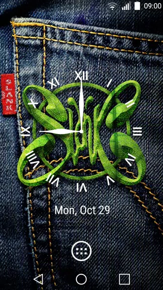 Slank Clock Widget應用截圖第1張