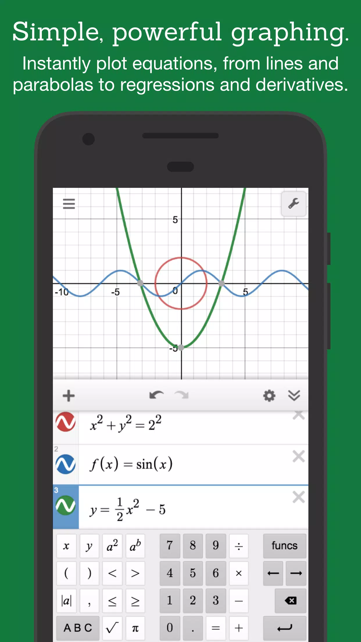 Schermata Desmos 1