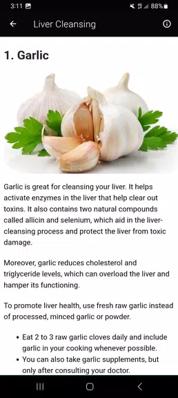 Top Liver Cleansing Superfoods Capture d'écran 3