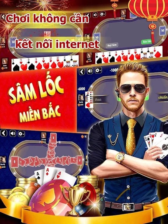 Bài sâm lốc offline - sam loc offline - xâm lốc ภาพหน้าจอ 1