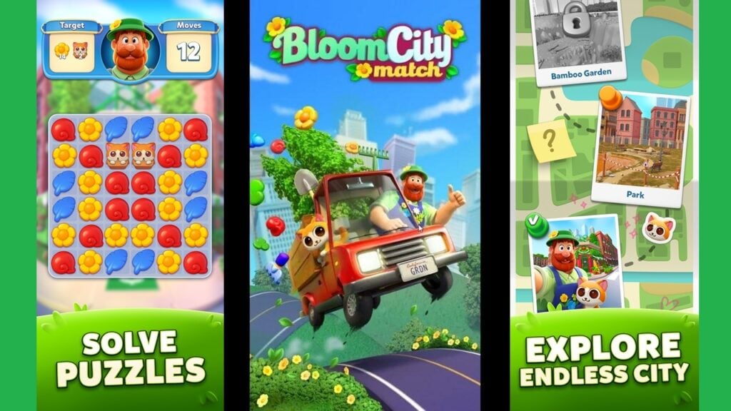 Bloom City Match erobert Android im Soft Launch im Sturm