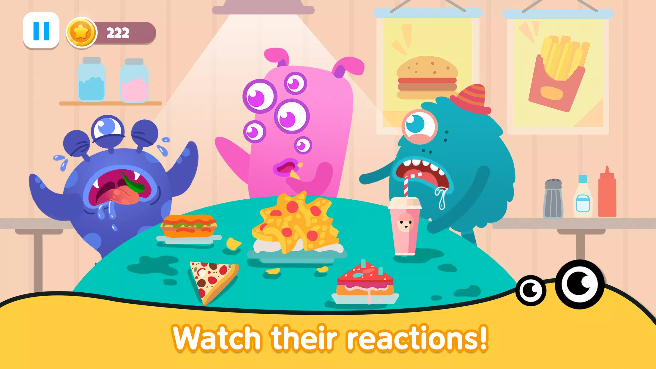 Kitchen monster games for kids Ekran Görüntüsü 3