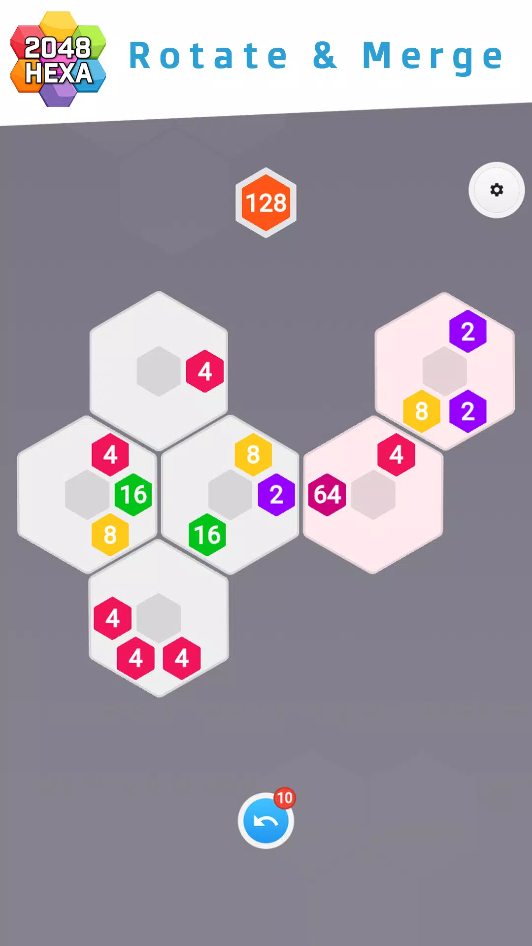 2048 Hexa Schermafbeelding 1