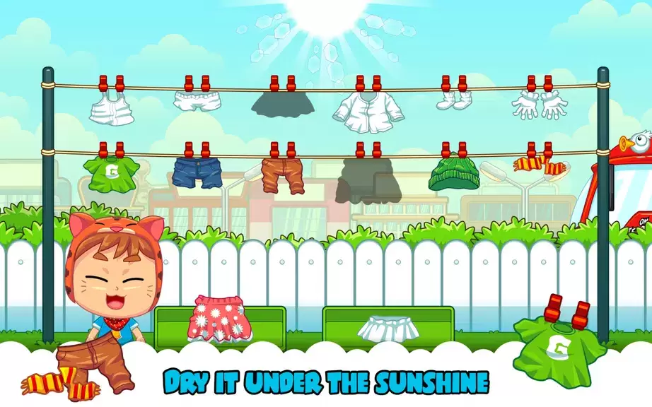 Marbel Laundry - Kids Game ภาพหน้าจอ 4