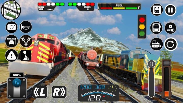 Indian Train Racing Games Capture d'écran 3