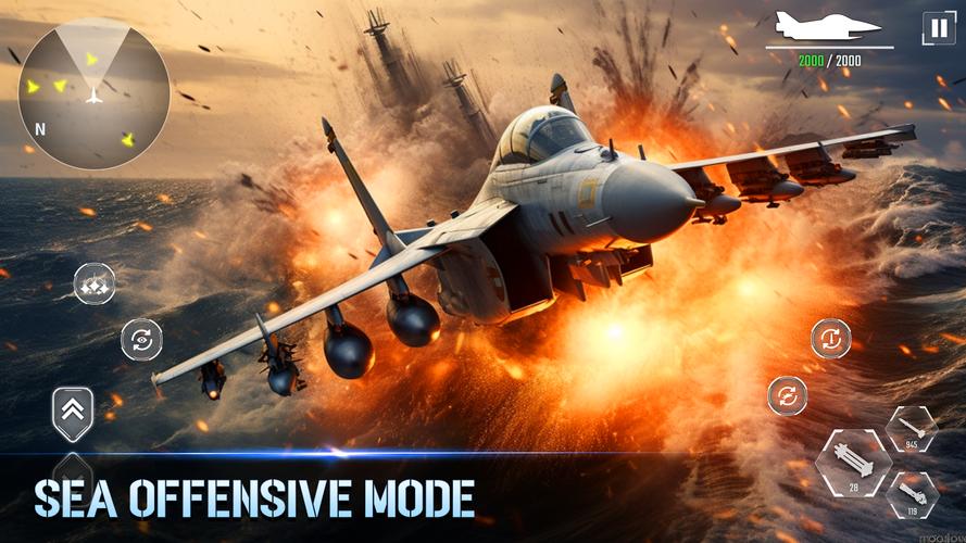 Aircraft Strike: Jet Fighter Captura de pantalla 2