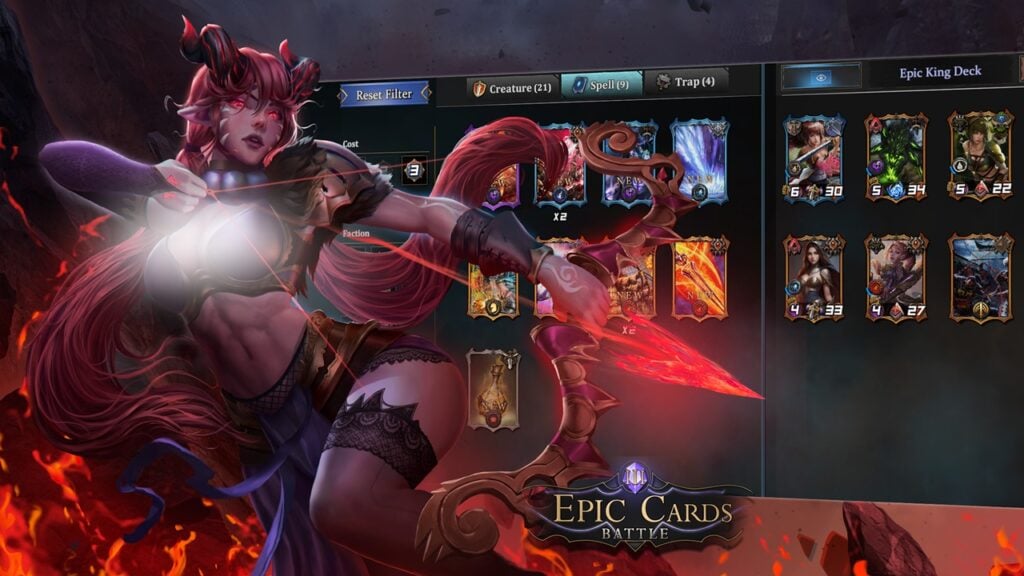 Epic Cards Battle 3 は Android の Storm Wars スタイルの収集可能なカード ゲームです