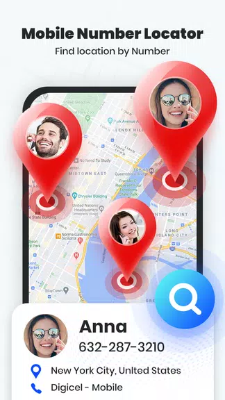 Localizador de número celular Captura de pantalla 1