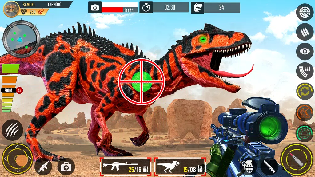 Real Dino Hunting Gun Games Скриншот 1