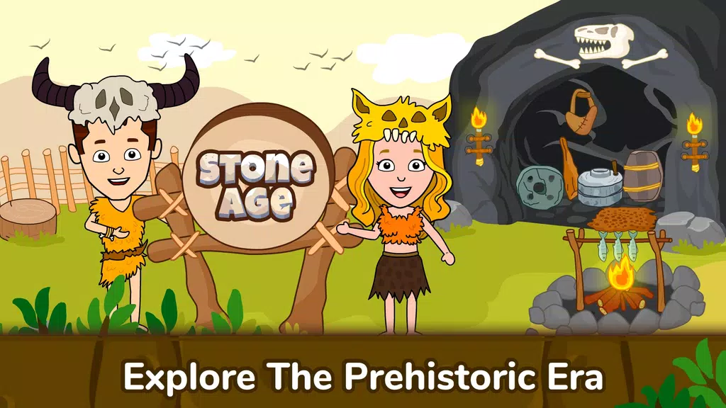 Caveman Games World for Kids Tangkapan skrin 1