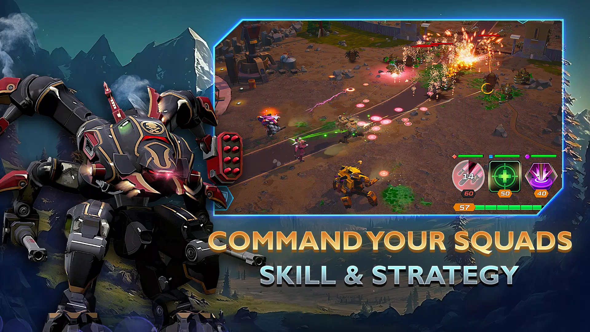 Mech vs Aliens: War Robots RPG Screenshot 1