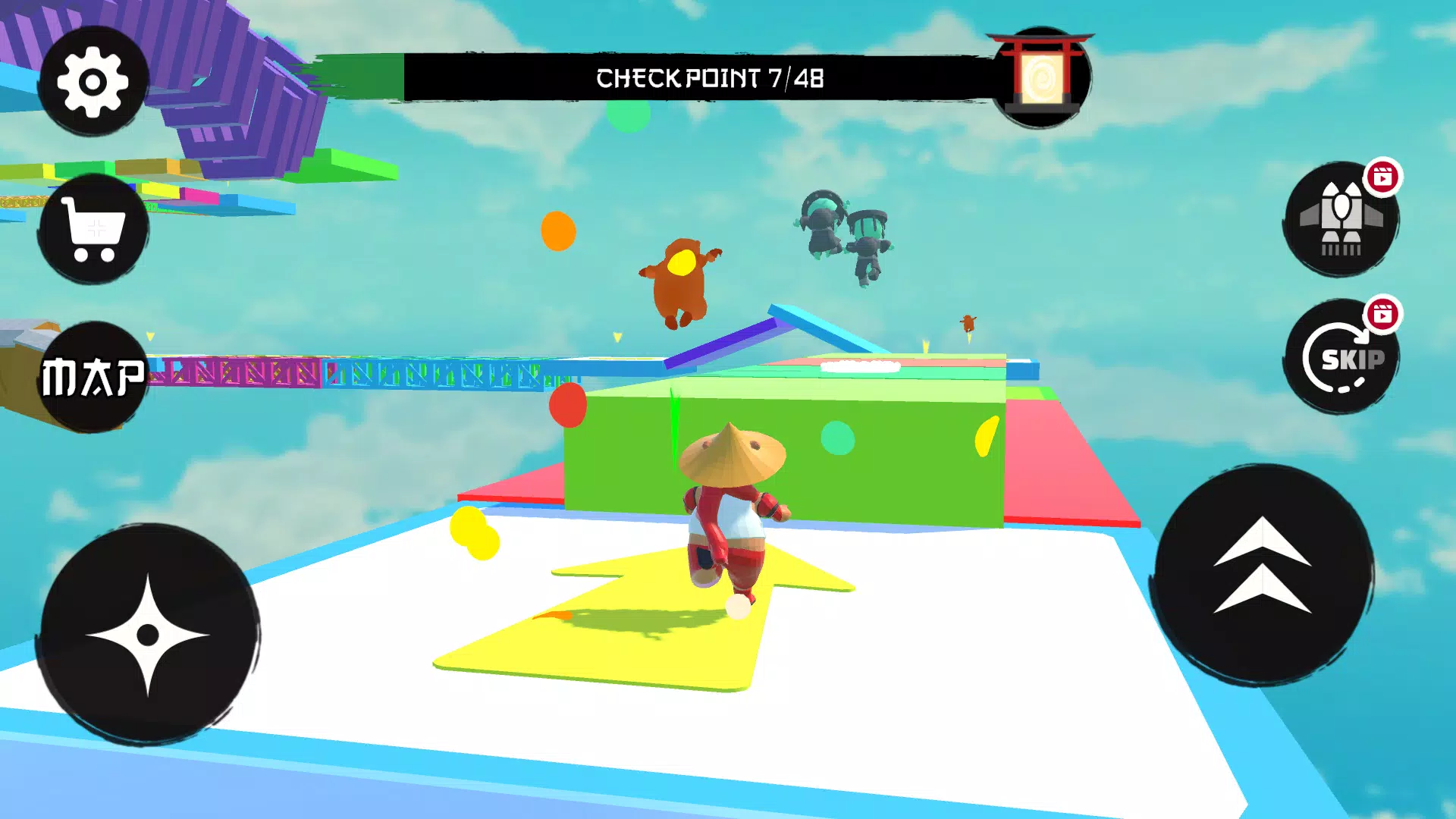 Parkour Capybara: Only Jump Up Capture d'écran 2