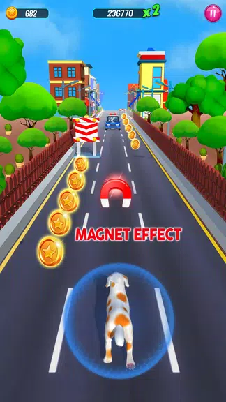 Pet Run Dog Runner Games स्क्रीनशॉट 3