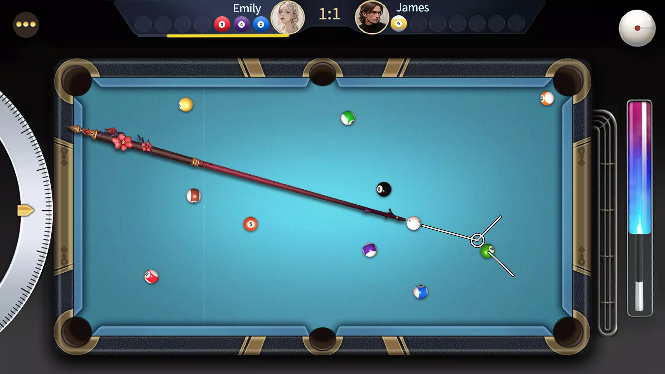 Billiards 8-Ball Pool Master 8 ภาพหน้าจอ 1