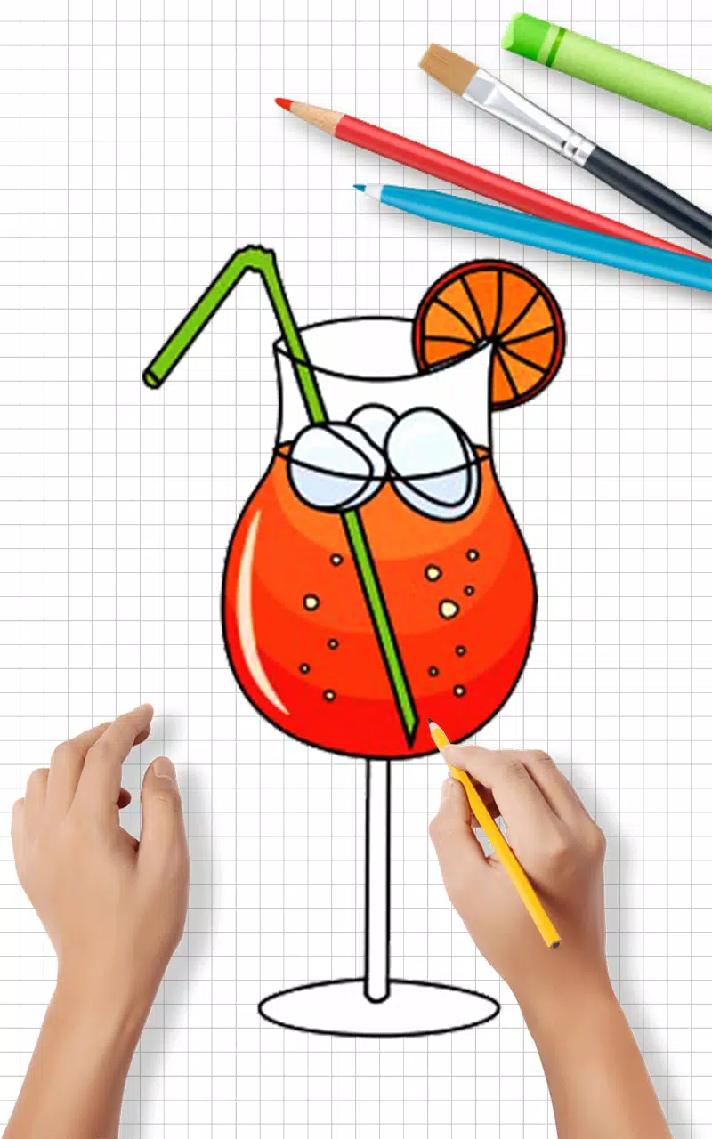 Schermata Draw Cute Drinks 4