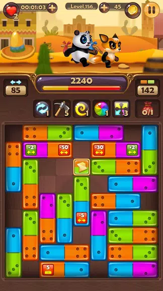 Pandamino - Color Slide Puzzle Zrzut ekranu 3
