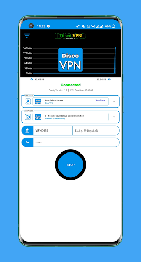 Schermata Disco VPN 1