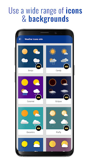 Transparent clock and weather Screenshot 4