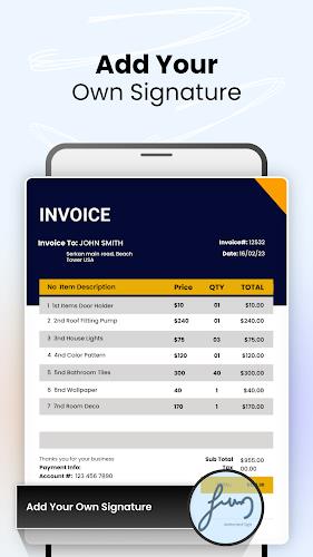 Invoice Maker and Generator Screenshot 4