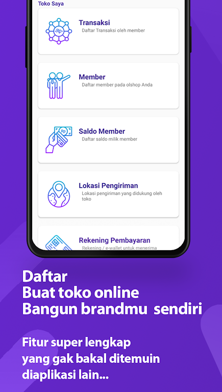 bukaOlshop - Buat App Toko Ảnh chụp màn hình 4