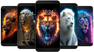 Lion Wallpaper HD Captura de pantalla 2