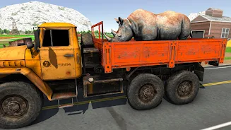 Animal Transport Truck Game Capture d'écran 1