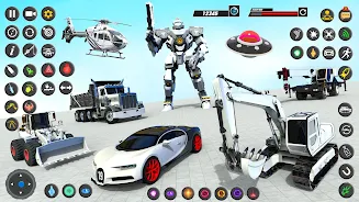 Robot Truck Car Transform Game Скриншот 1