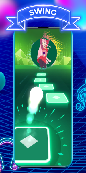 Tiles Hop EDM Rush Music Game 스크린샷 1