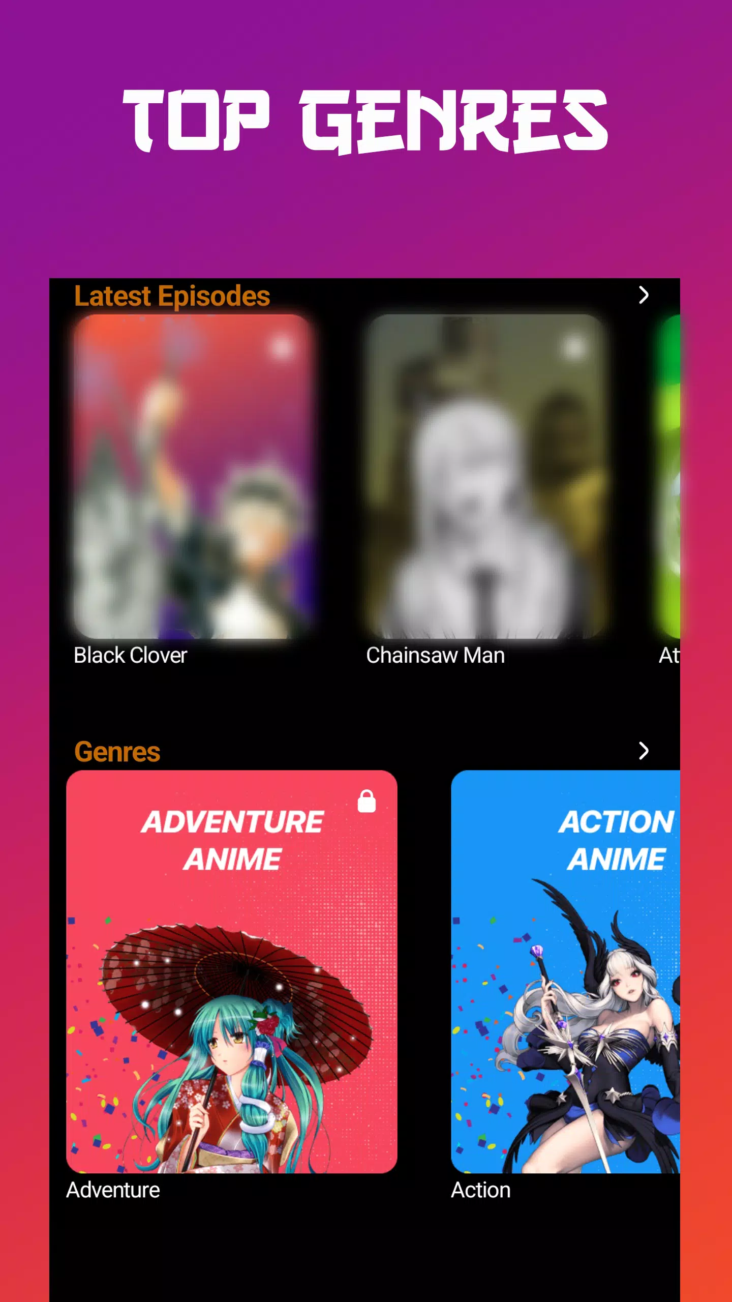 Anime tv - Anime Watching App应用截图第3张