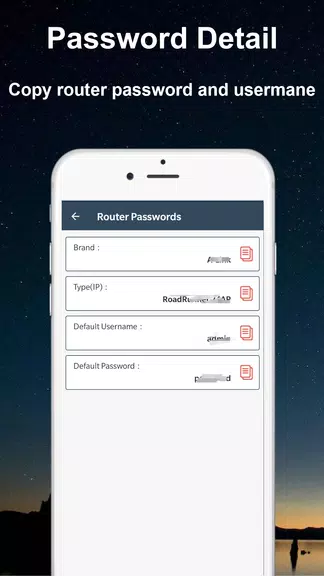 Default WiFi Router Passwords Capture d'écran 4