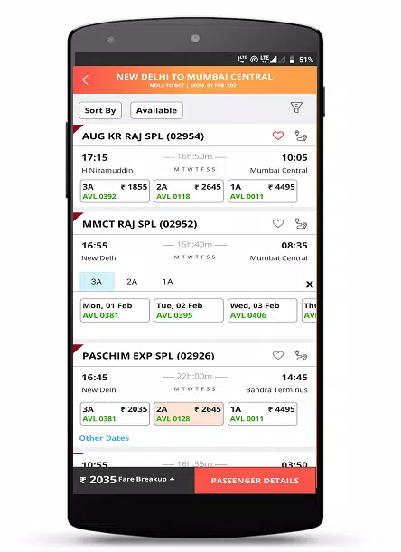 IRCTC Rail Connect 스크린샷 4