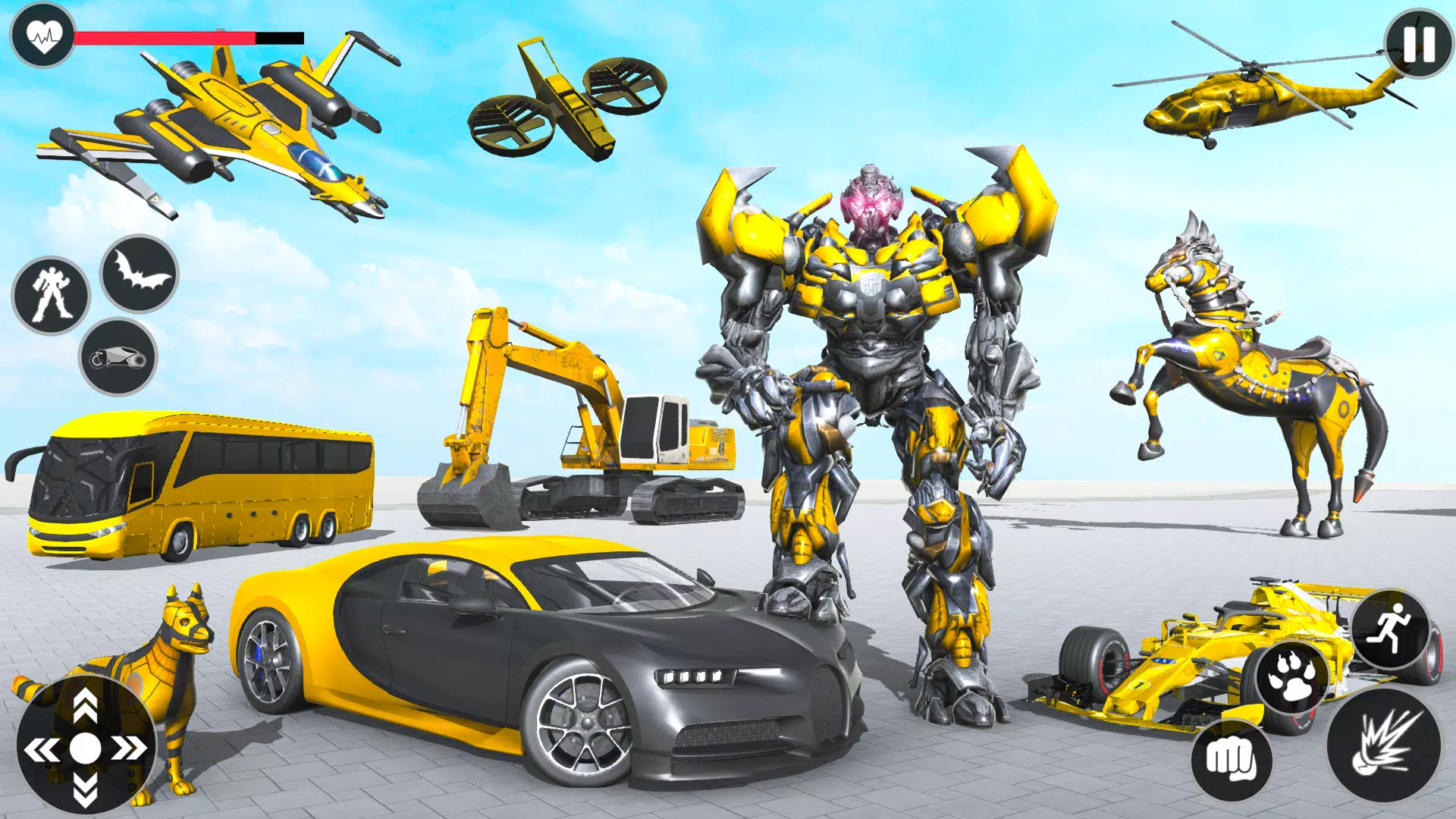 Flying Robot Transforming Game应用截图第1张